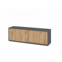 Sideboard 1,5OH, Graphit/Asteiche gallery