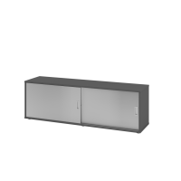 Sideboard 1,5OH, Graphit/Silber