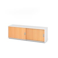 Sideboard 1750S, wei&szlig;/Buche
