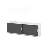 Sideboard 1,5OH, Weiß/Graphit gallery