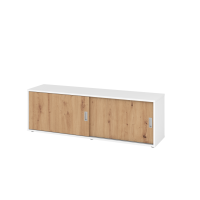 Sideboard 1,5OH, Wei&szlig;/Asteiche