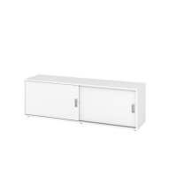 Sideboard 1,5OH, Weiß/Weiß gallery