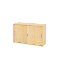 Schiebetürenschrank 2 OH BS Ahorn/Ahorn