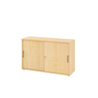 Schiebet&uuml;renschrank 2 OH SG Ahorn/Ahorn