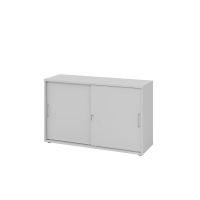 Schiebetürenschrank 2 OH BS Grau/Grau