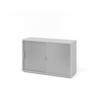 Schiebetürenschrank 2 OH RE Grau/Si gallery