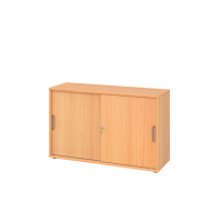 Schiebet&uuml;renschrank 2 OH SG Buche/Buche