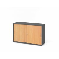 Schiebetürenschrank 2 OH BM Graphit gallery