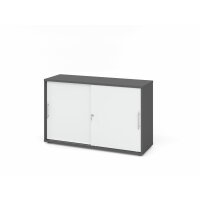 Schiebetürschrank - 2 OH, 120 x 40 x 74,