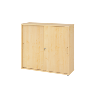 Schiebet&uuml;renschrank 3 OH BS Ahorn/Ahorn