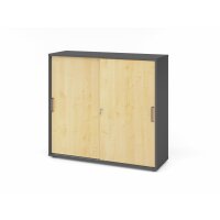 Schiebetürenschrank 3 OH SG Graphit gallery