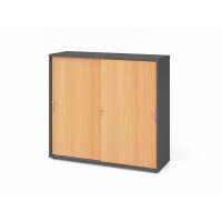 Schiebetürenschrank 3 OH BM Graphit gallery