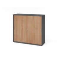 Schiebetürenschrank 3 OH BM Graphit gallery