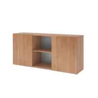 Sideboard 2OH mit Schiebetüren Nuss gallery