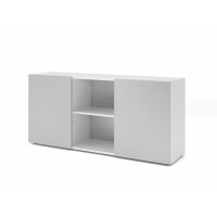 Sideboard 2OH mit Schiebetüren Wei& gallery