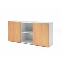 Sideboard 2OH mit Schiebetüren Wei& gallery
