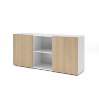 Sideboard 2OH mit Schiebetüren Wei& gallery