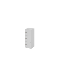 Schliessfachschrank 3OH Grau,3xZS