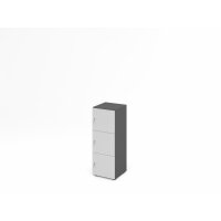 Schliessfachschrank 3OH Graphit/Grau,3xD gallery