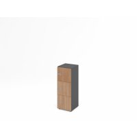 Schliessfachschrank 3OH Graphit/Nuss,3xZ gallery