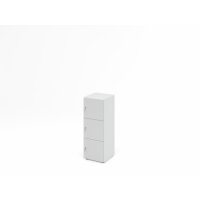 Schliessfachschrank 3OH Weiss/Grau,3xDS gallery