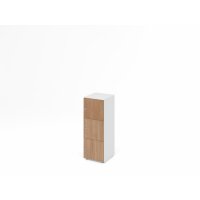 Schliessfachschrank 3OH Weiss/Nuss,3xDS gallery