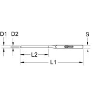 Bremsklotz-Splinttreiber, Ø 4mm