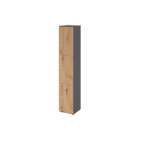 Schliessfachschrank 6OH Graphit/Ast.,3xZ gallery