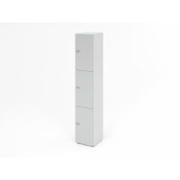Schliessfachschrank 6OH Weiss/Grau,3xZS gallery