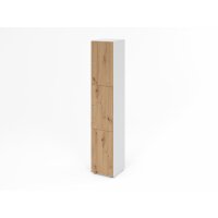 Schliessfachschrank 6OH Weiss/Asteiche,3 gallery