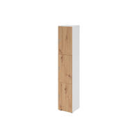 Schliessfachschrank 6OH Weiss/Asteiche,3 gallery