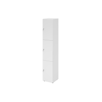 Schliessfachschrank 6OH Weiss,3xDS