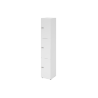 Schliessfachschrank 6OH Weiss,3xZS