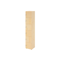 Schliessfachschrank 6OH Ahorn,6xDS