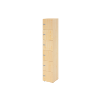 Schliessfachschrank 6OH Ahorn,6xZS