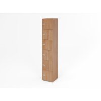 Schliessfachschrank 6OH Nussbaum,6xZS gallery