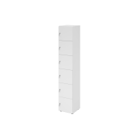 Schliessfachschrank 6OH Weiss,6xDS