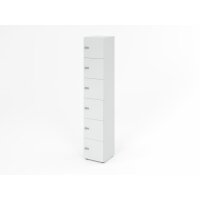 Schliessfachschrank 6OH Weiss,6xZS gallery