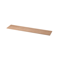 Abdeckplatte 200,5x43cm Nussbaum