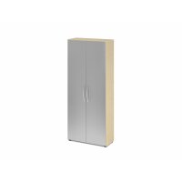 Schrank 5OH 34,6cm tief BM Ahorn/Silber gallery