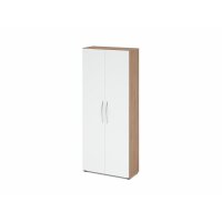 Schrank 5OH 34,6cm tief BM Nussbaum/Wei& gallery