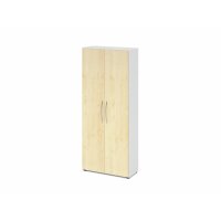 Schrank 5 OH, 34,6cm tief BM Weiß/ gallery