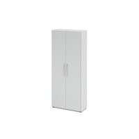 Schrank 5 OH, 34,6cm tief BM Weiß/ gallery