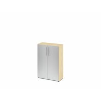Schrank 3OH 34,6cm tief BM Ahorn/Silber gallery