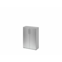 Schrank 3 OH, 34,6cm tief BM Grau/Silber gallery