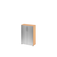 Schrank 3OH 34,6cm tief BM Buche/Silber gallery
