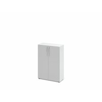 Schrank 3 OH, 34,6cm tief BM Weiß/ gallery