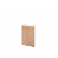 Schrank 3OH 34,6cm tief BM Weiß/Nu gallery