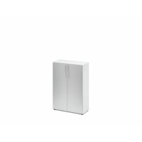 Schrank 3OH 34,6cm tief BM Weiß/Si gallery