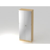 Schrank 5OH mit Sockelbl. SG Ahorn/Silbe gallery